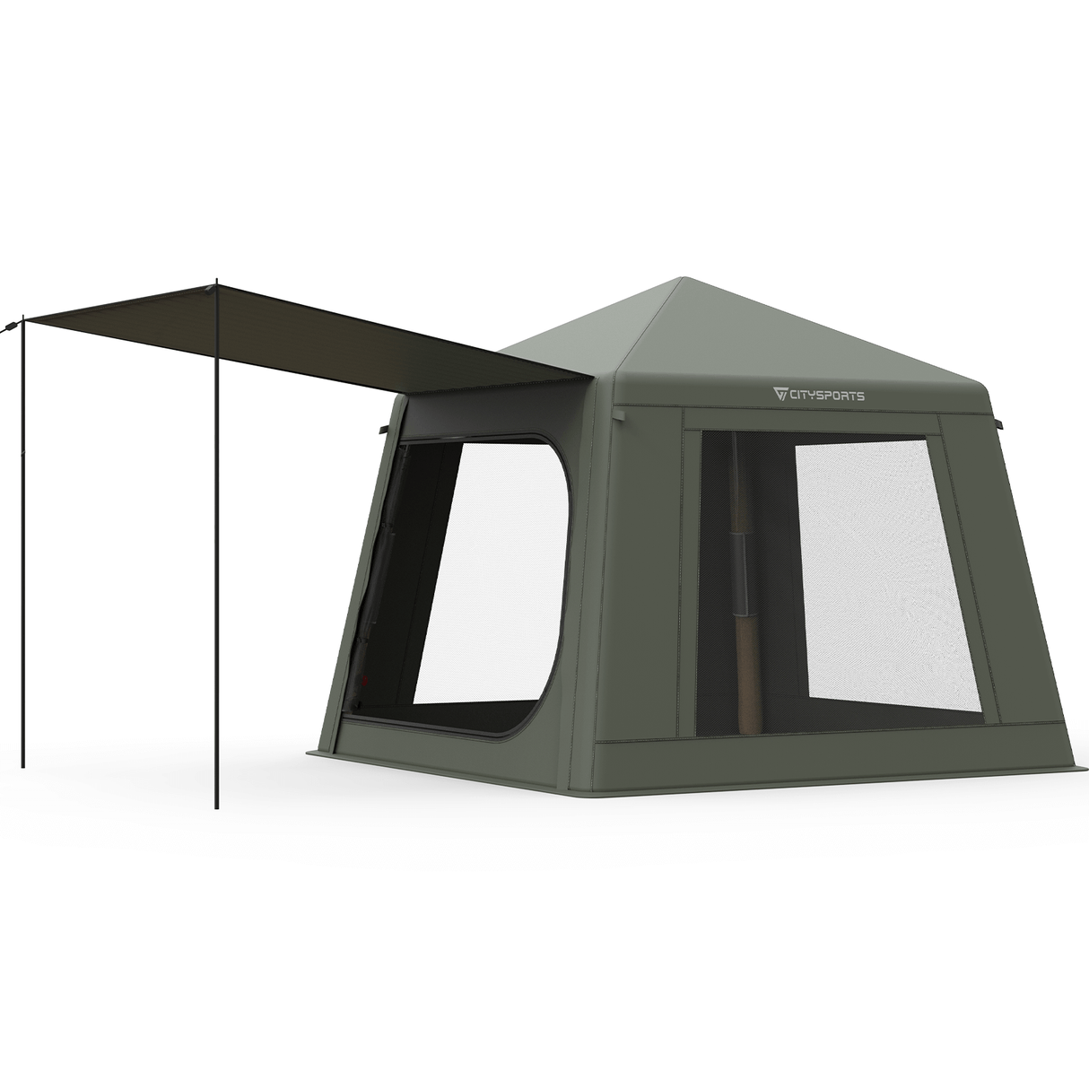 CITYSPORTS Inflatable Family Tent 4–8 People – Quick-Setup Waterproof Camping Tent