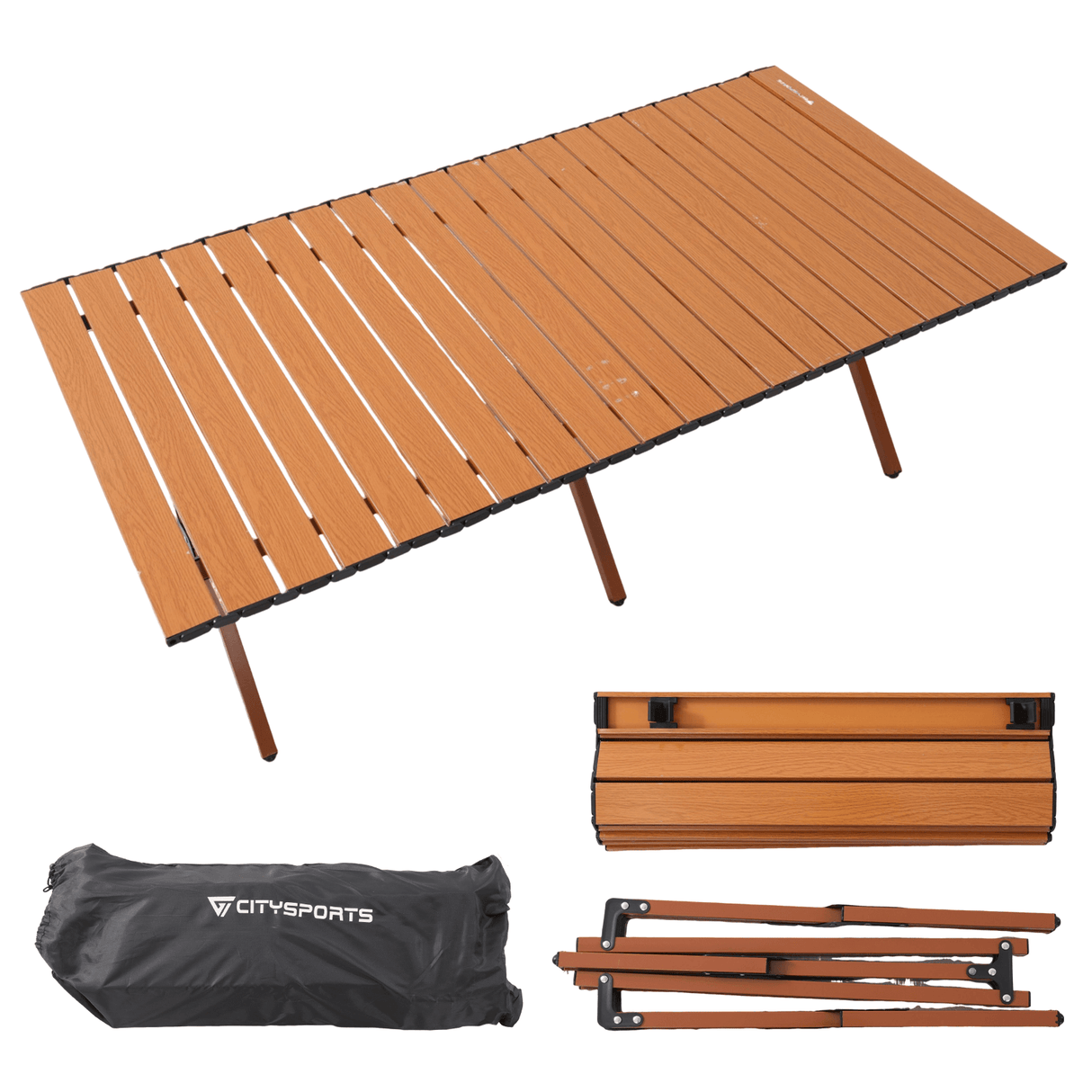 CITYSPORTS Folding Camping Table – Portable Outdoor Picnic & Garden Table