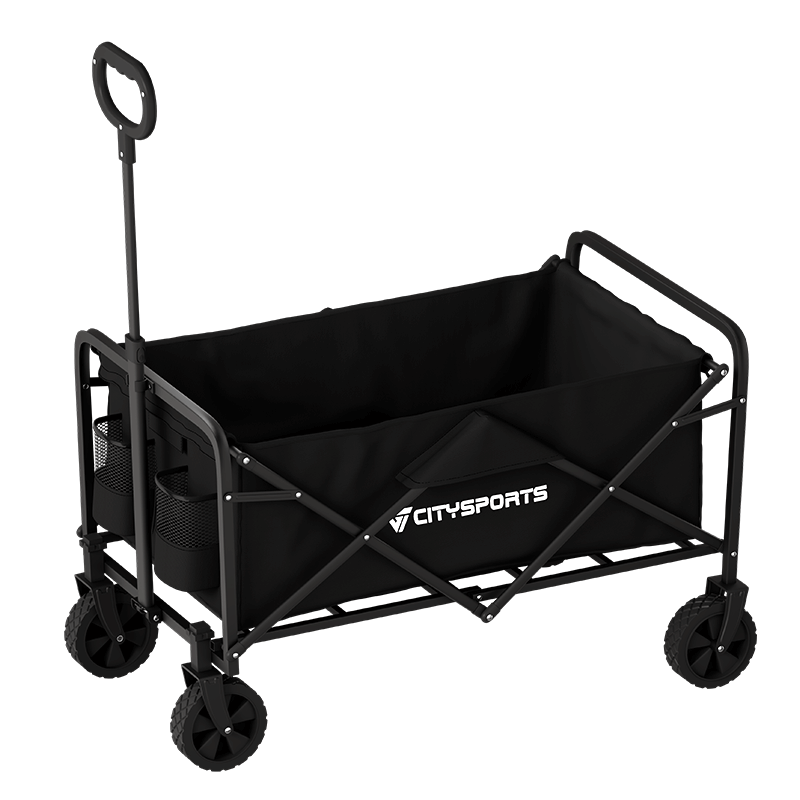 CITYSPORTS TC01 Heavy Duty Folding Wagon – All-Terrain Camping & Beach Cart 150 L